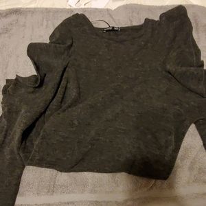 Gray zara sweater